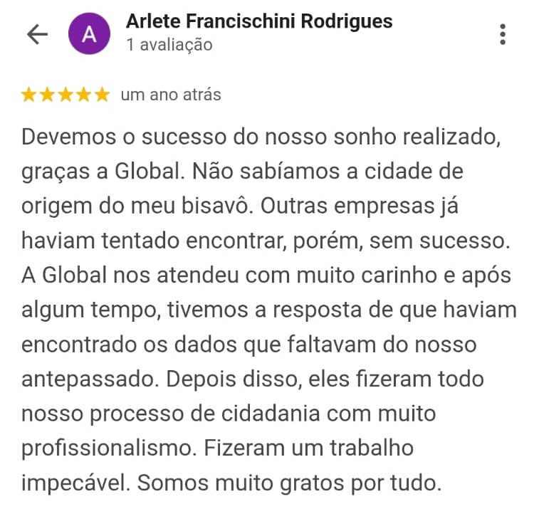depoimento Arlete